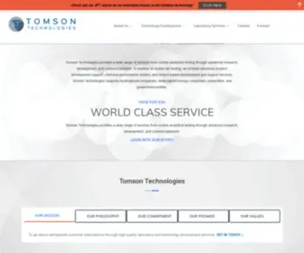 Tomson.com(Technology Development) Screenshot