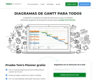 Tomsplanner.es(Planificador de proyectos) Screenshot