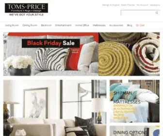 Tomsprice.com(Toms Price Home) Screenshot
