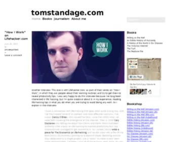 Tomstandage.com(tomstandage) Screenshot