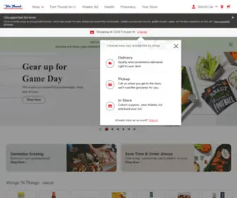 Tomthumb.com(Grocery delivery) Screenshot