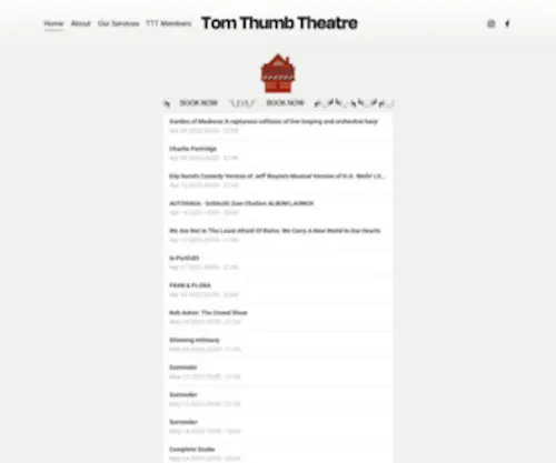 Tomthumbtheatre.co.uk(TTT) Screenshot