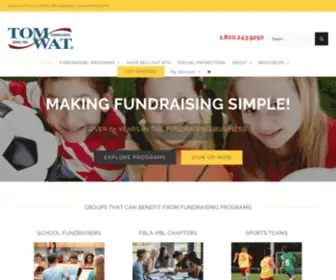 Tomwat.com(Tom-Wat Fundraising) Screenshot