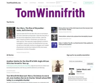 Tomwinnifrith.com(The purely personal) Screenshot