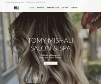 Tomymishalisalon.com(Hair Salon Davie) Screenshot