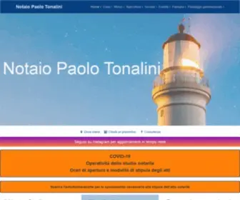 Tonalini.it(Notaio Paolo Tonalini) Screenshot