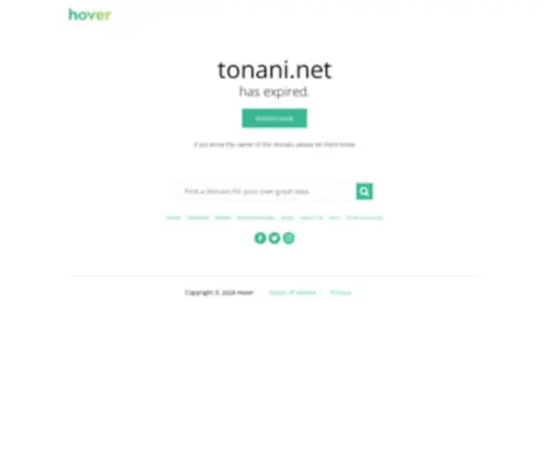 Tonani.net(Tonani) Screenshot