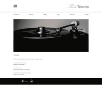 Tonarm.ch(Tonearms and turntables) Screenshot
