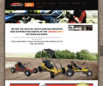 Tonaro.co.za(Tonaro Go Karts Online) Screenshot