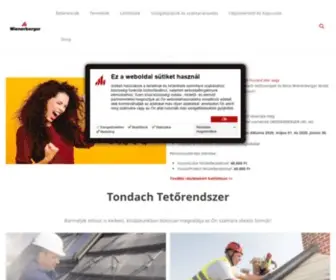 Tondach.hu(TONDACH) Screenshot