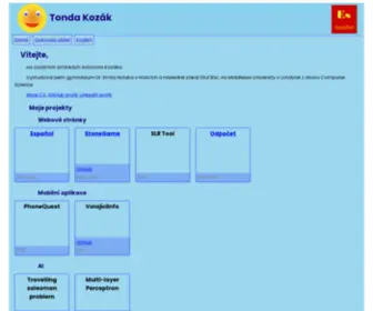 Tondakozak.cz(Kozák) Screenshot