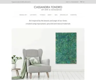 Tondro.com(Cassandra Tondro Fine Art) Screenshot