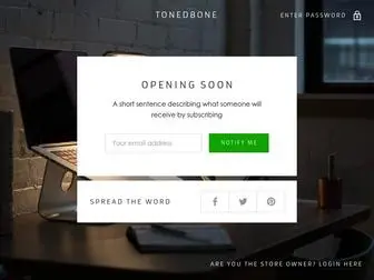 Tonedbone.com(TonedBone) Screenshot