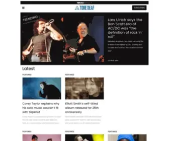 Tonedeaf.com.au(Australian Music News Artists Online) Screenshot