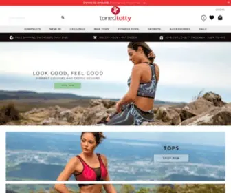 Tonedtotty.com(Toned Totty Sportswear® Womens Luxury Gym Wear) Screenshot