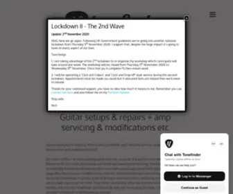 Tonefinder.net(Guitar setups & repairs) Screenshot