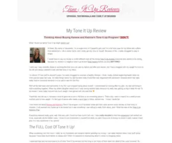 Toneitupreviews.com(My Tone It Up Review) Screenshot