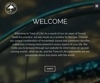 Toneoflife.com(Tone of Life & Gongs We're gong makers) Screenshot