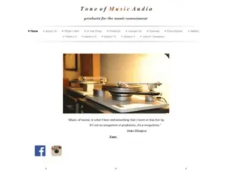 Toneofmusic.com(Tone of Music Audio) Screenshot