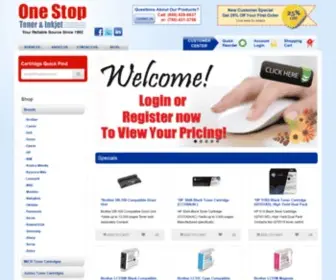 Toner-Inkjet.com(One Stop Toner and Inkjet) Screenshot