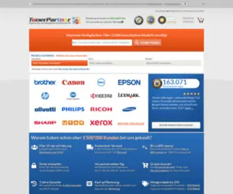 Toner-Partner.ch(Toner und Tintenpatronen günstig und schnell kaufen) Screenshot