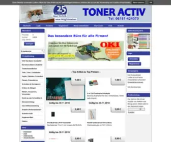 Toneractiv.com(Büroartikel) Screenshot