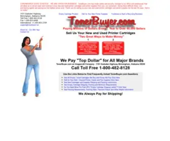 Tonerbuyer.com(We Buy Used and New Printer Cartridges) Screenshot
