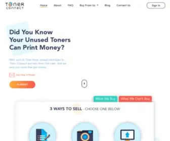 Tonerconnect.net(America's Top Toner Buyer) Screenshot