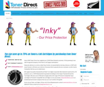 Tonerdirect.co.nz(Ink Cartridges from Toner Direct) Screenshot
