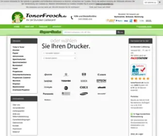 Tonerfrosch.de(Toner) Screenshot