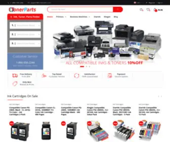 Tonerparts.com(Premium Ink and Toner Cartridges) Screenshot