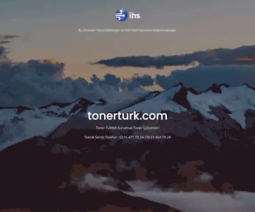 Tonerturk.com(Toner dolumu) Screenshot