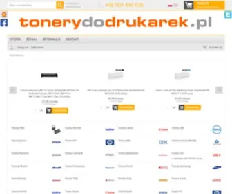 Tonerydodrukarek.pl(Tusze i tonery do drukarek) Screenshot