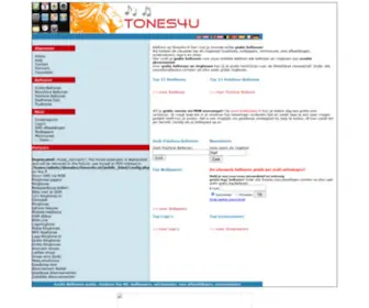 Tones4U.nl(Gratis Beltonen op) Screenshot