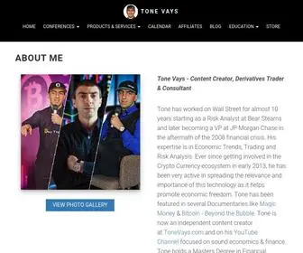 Tonevays.com(Tone Vays) Screenshot