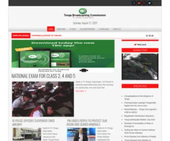Tonga-Broadcasting.net(TBC) Screenshot