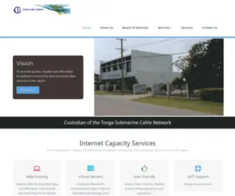 Tongacable.to(Tonga Cable Limited) Screenshot