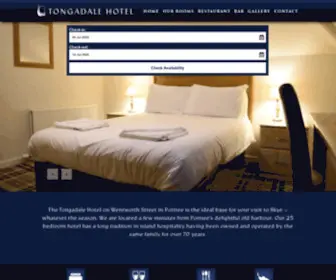 Tongadalehotel.co.uk(The Tongadale Hotel in Portree) Screenshot