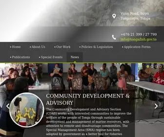 Tongafish.gov.to(News) Screenshot