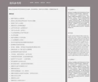 Tongfengqu.com(痛风参考网) Screenshot