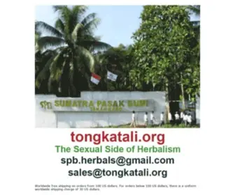 Tongkatali.org(Stricly Science) Screenshot