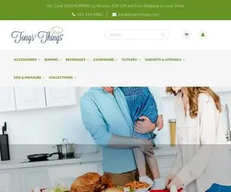 Tongsnthings.com(Create an Ecommerce Website and Sell Online) Screenshot