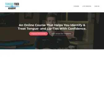 Tonguetiedacademy.com(Tongue-Tied Academy) Screenshot