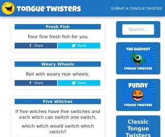Tonguetwisters.xyz(Tongue Twisters) Screenshot
