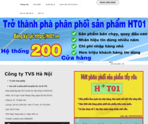 TongVesinh.vn(Công ty TNHH TVS Hà Nội) Screenshot