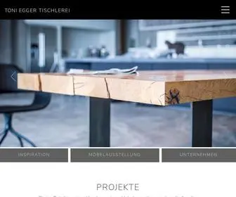 Toni-Egger.com(Wir bieten kostenlose Lieferung und Aufbau bei uns gekauften Möbelstücke in folgenden Regionen) Screenshot