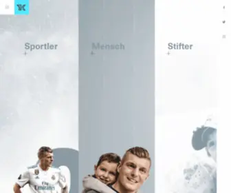 Toni-Kroos.com(Toni Kroos) Screenshot