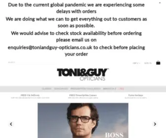 Toniandguy-Opticians.com(Eyewear Heaven) Screenshot