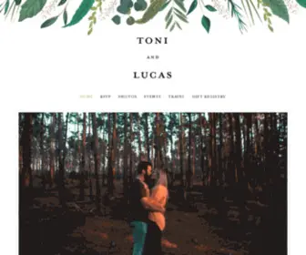 Toniandlusayido.com(Toni & Lucas) Screenshot