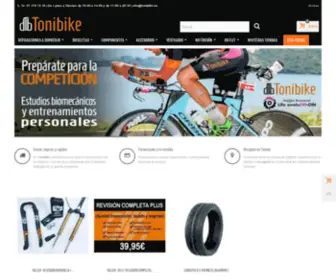 Tonibike.es(Tienda física y online de bicicletas) Screenshot